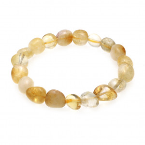 Tumbled Bead Bracelet, Citrine