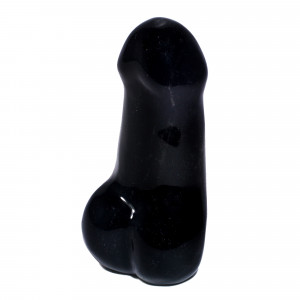 Carving, Willy, Obsidian ~40mm