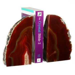 Agate Book Ends, Natural ~ 15cm