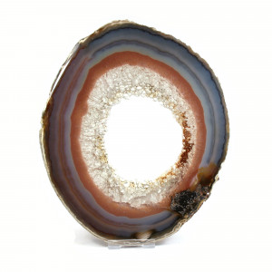 Agate Thin Slice, Natural with Crystal Centre ~ 20cm