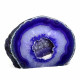 Agate Cut Base slice,  Purple with Crystal centre ~14cm