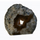 Agate Cut Base slice,  Natural with crystal centre ~14cm