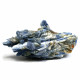 Blue Kyanite, blade cluster with quartz, ~16cm wide