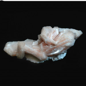 Stilbite crystals on okenite bed, ~13cm