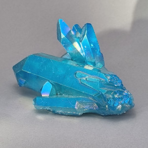 Aqua Aura Quartz Cluster ~ 115mm wide