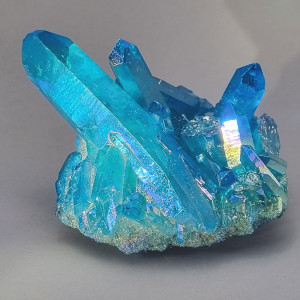Aqua Aura Quartz Cluster ~ 110mm wide