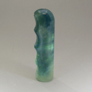 Rainbow Fluorite Massage Wand with grip ~ 10cm in length