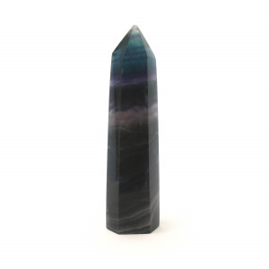 Polished Point, Rainbow Fluorite ~ 9cm