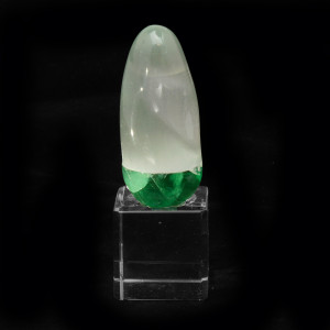Rainbow Fluorite Massage Wand with grip ~ 8cm in length