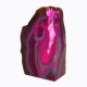 Agate Monolith, two polished faces, Pink ~ 18cm tall