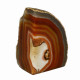 Agate Monolith, two polished faces, Carnelian ~ 16cm tall