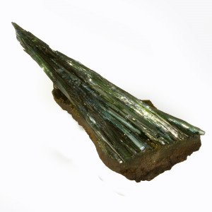 Vivianite crystal cluster, green, ~11cm long
