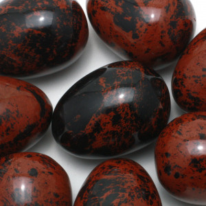 Egg, Obsidian - Mahogany