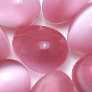 Egg, Cat's Eye - Pink