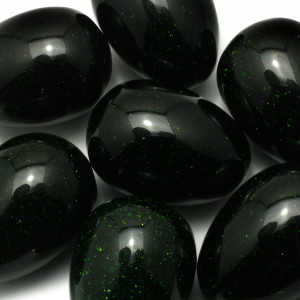 Egg, Goldstone - Green