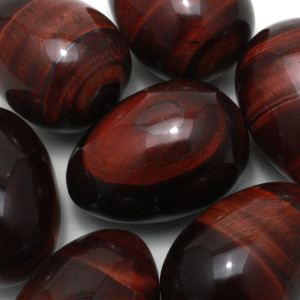 Egg, Tiger Eye - Red