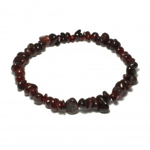 Gemchip Bracelet, Garnet - Red