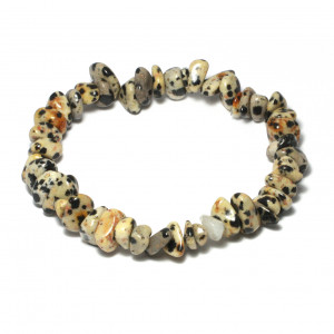 Gemchip Bracelet, Jasper - Dalmation