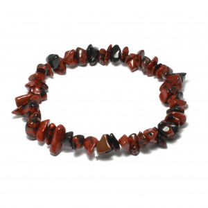 Gemchip Bracelet, Obsidian - Mahogany