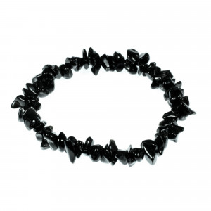 Gemchip Bracelet, Tourmaline - Black