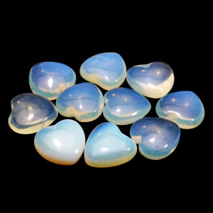 Hearts, Mini - Box of 12 - Opalite