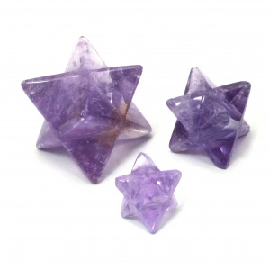 Merkaba, Amethyst - Small, 15mm