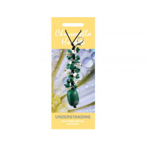 NG27  Nature Dangle, 5pc  - Chrysocolla Howlite ( Understanding )