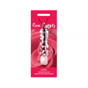 NG29  Nature Dangle, 5pc  - Rose Quartz ( Love )