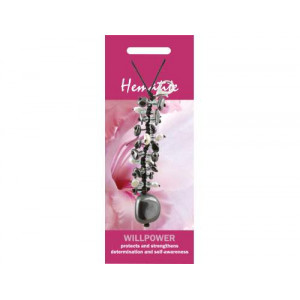 NG33  Nature Dangle, 5pc  - Hematite ( Willpower )