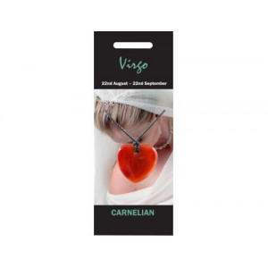 NZ20  Nature Pendant, 5pc  - Carnelian ( Virgo )