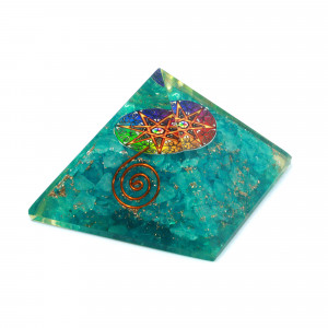 Aqua Quartz Orgonite ~50mm