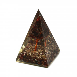 Garnet Tree Of Life Orgonite ~100mm
