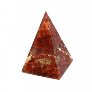 Carnelian Tree Of Life Orgonite ~95mm