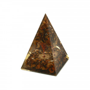 Tiger Eye Tree Of Life Orgonite ~95mm