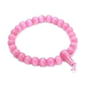 Powerbead Bracelet, Cat's Eye - Pink