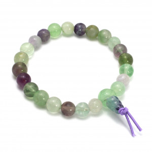 Powerbead Bracelet, Fluorite - Rainbow