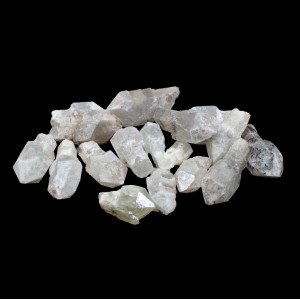 Sceptre Quartz, Small Points, 'B' Grade, 250g Bag