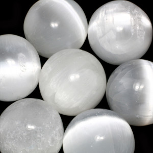 Sphere, Medium, Selenite, 50mm