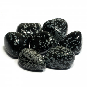 Obsidian - Snowflake, (large), 0.5Kg