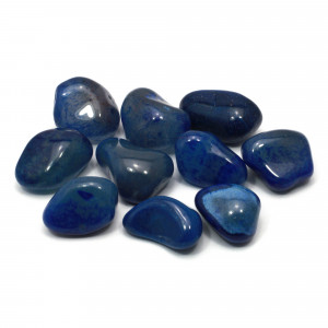 Agate - Coloured, Blue, 0.5Kg