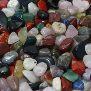 Mixed Tumble Stones, mini size - 5Kg Bulk Pack