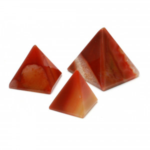 Pyramid, Carnelian, Extra Large, ~60mm