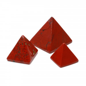 Pyramid, Jasper - Red, Extra Large, ~60mm