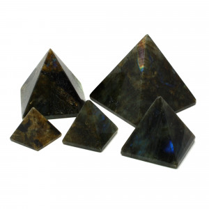 Pyramid, Labradorite, Small, ~30mm