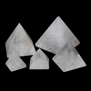 Pyramid, Quartz, Extra Large, ~60mm