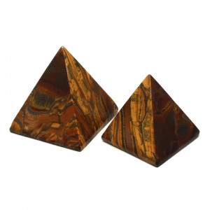 Pyramid, Tiger Jasper, Large, ~50mm