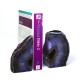 Agate Book Ends, purple with Crystal Centre~ 11cm