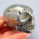 Pyrite Skull, ~78mm deep