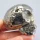 Pyrite Skull, ~66mm deep