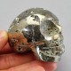 Pyrite Skull, ~63mm deep